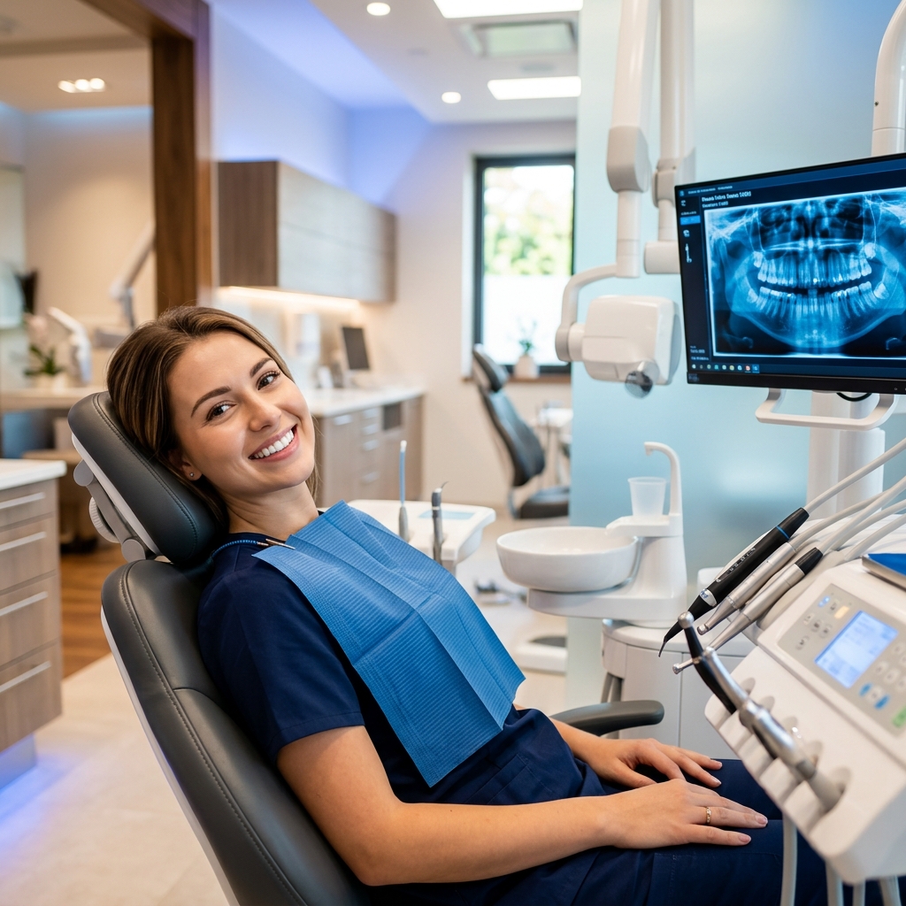 Homepage preview of Bright Smiles Dental Care, a modern dental clinic showcase and appointment booking site.